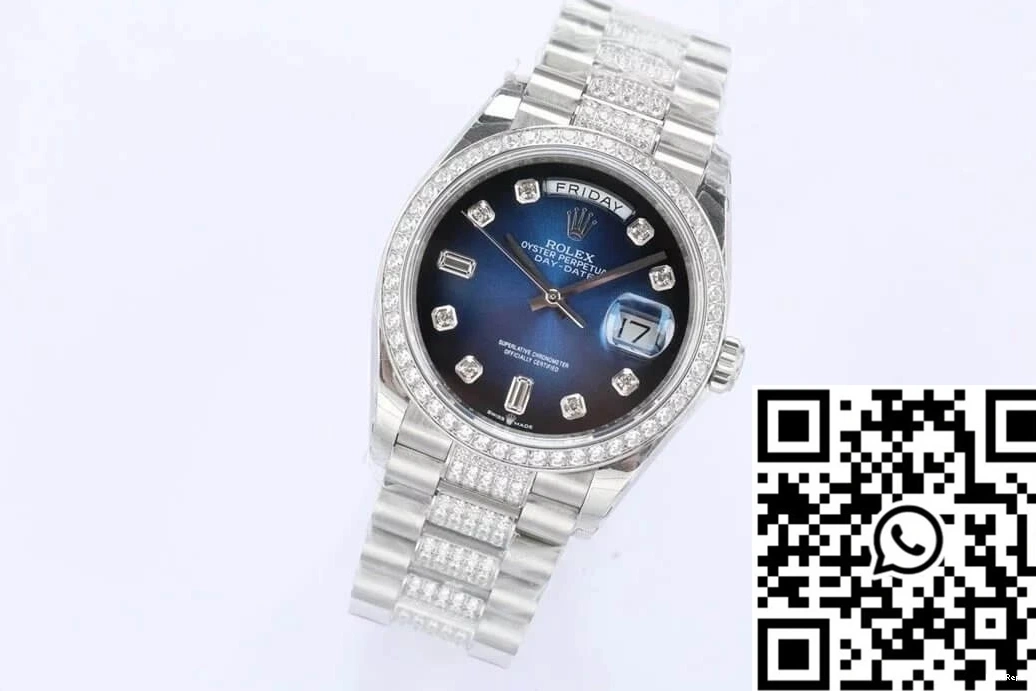 Diamond M128349RBR-0016 Bezel Factory Day EW Rolex Date 1009